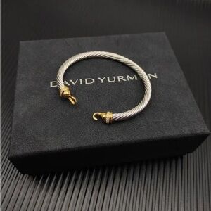 David Yurman Silver and Gold Women's Bracelet